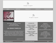 Tablet Screenshot of muebleslagranfamilia.com